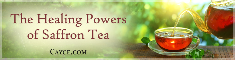 The Healing Powers of Saffron Tea Banner